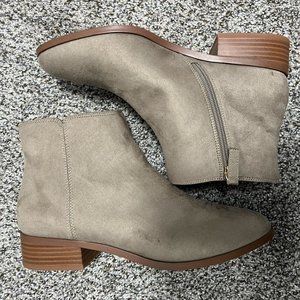 J CREW Flat Ankle Boot - Grey
